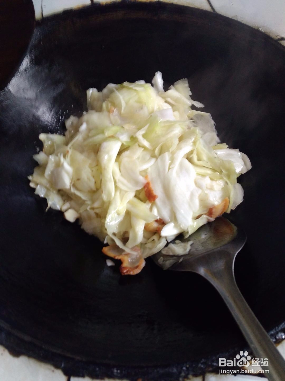 小炒包菜的做法