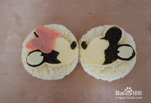 卡通便当—亲亲米奇米妮怎么做?