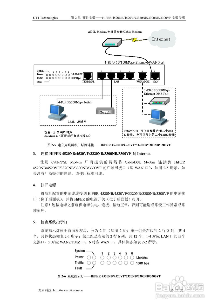 艾泰交换机HiPER 3310NB型说明书:[3]