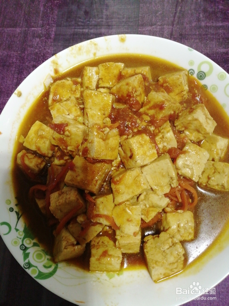 在家也能做的西红柿豆腐