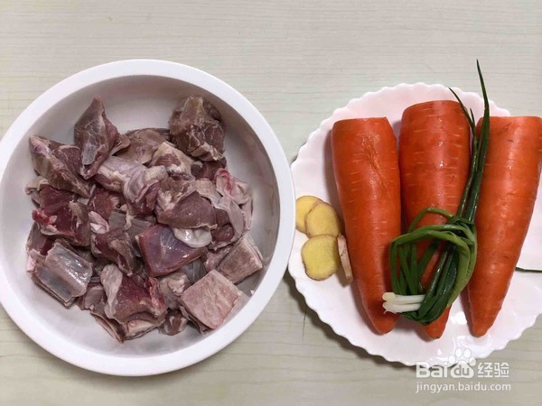 羊排炖胡萝卜