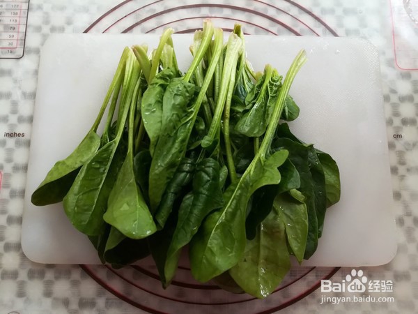 菠菜鸡蛋糕的做法