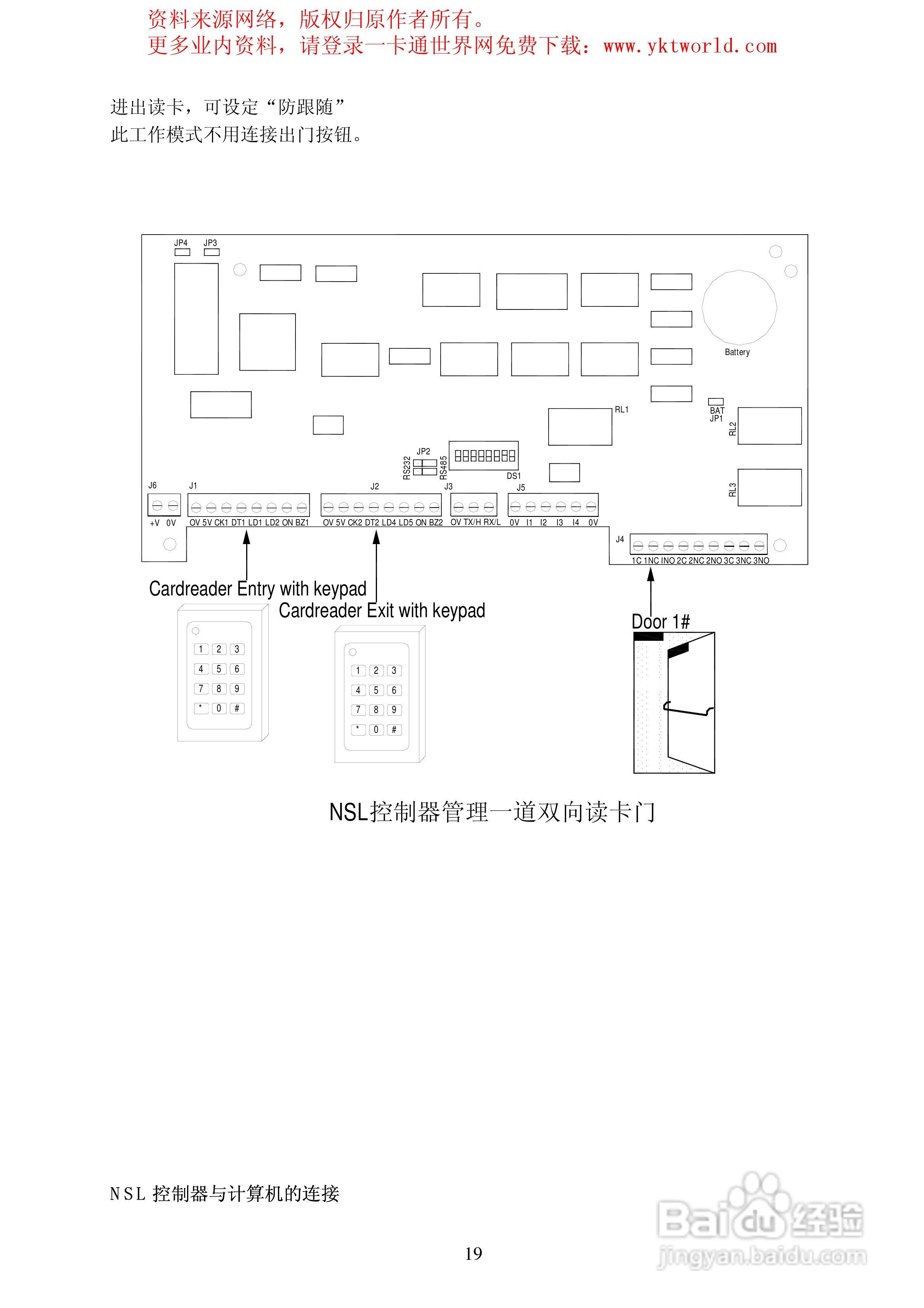 DS门禁控制器安装手册:[2]