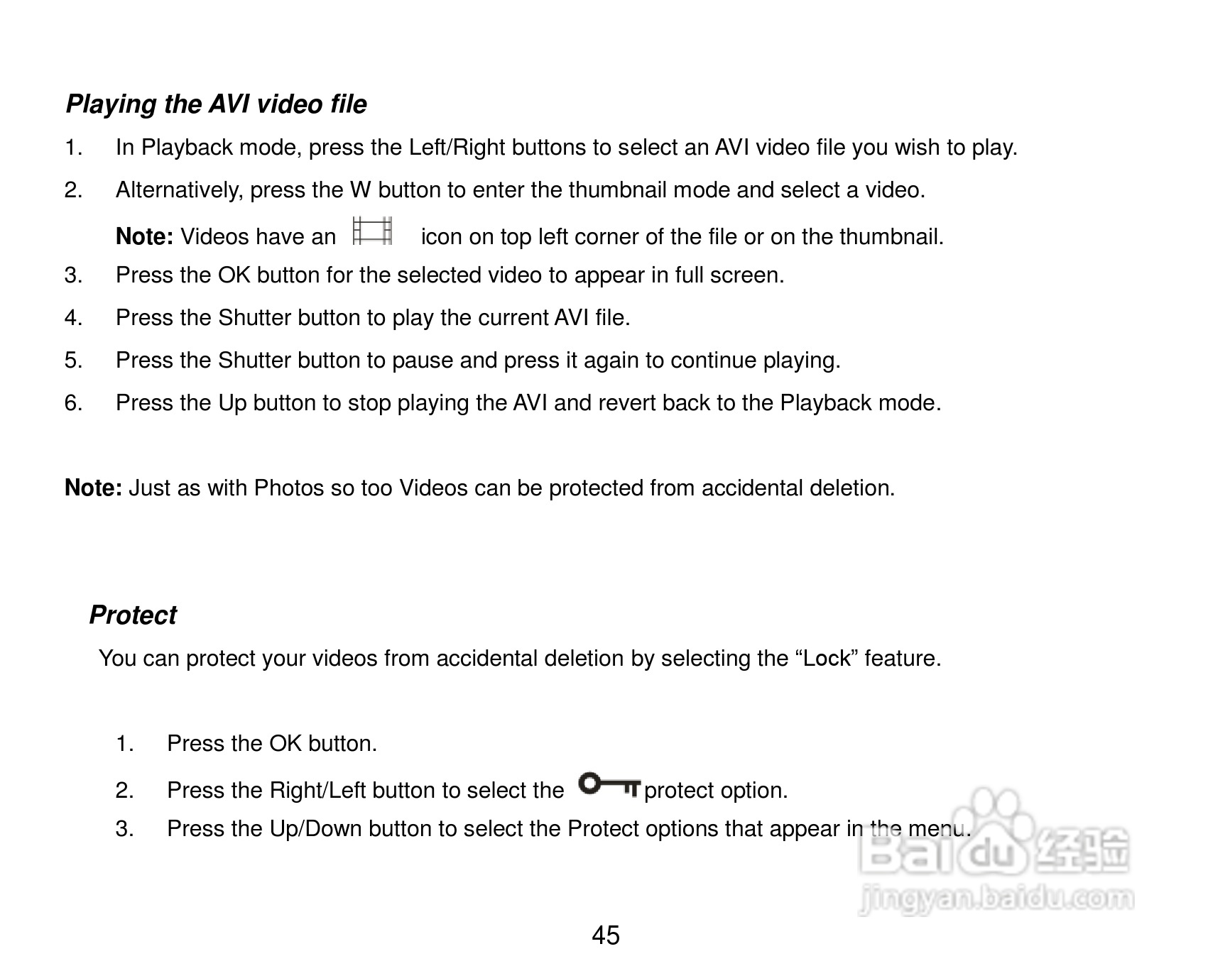 威达ViviCam VT324数码相机使用说明书:[5]