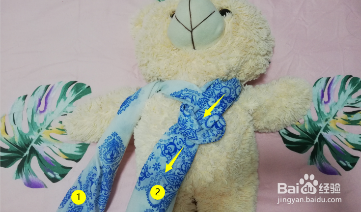 围巾打结的方法