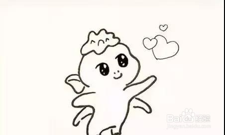萌萌哒胡巴简笔画