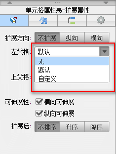 web图表开发工具FineReport：[3]父子格设置