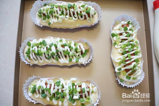 家庭自制热狗面包