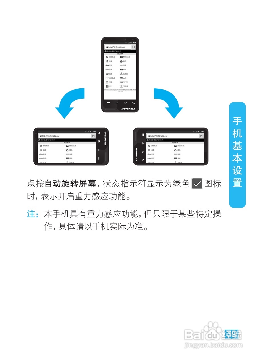 摩托罗拉XT615手机使用说明书:[4]