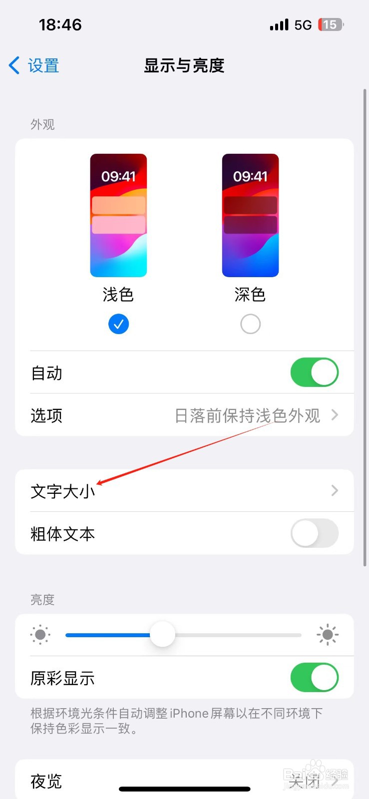 苹果手机怎么调节字体大小