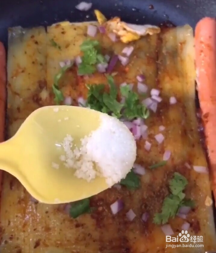 热乎乎的烤冷面做法！