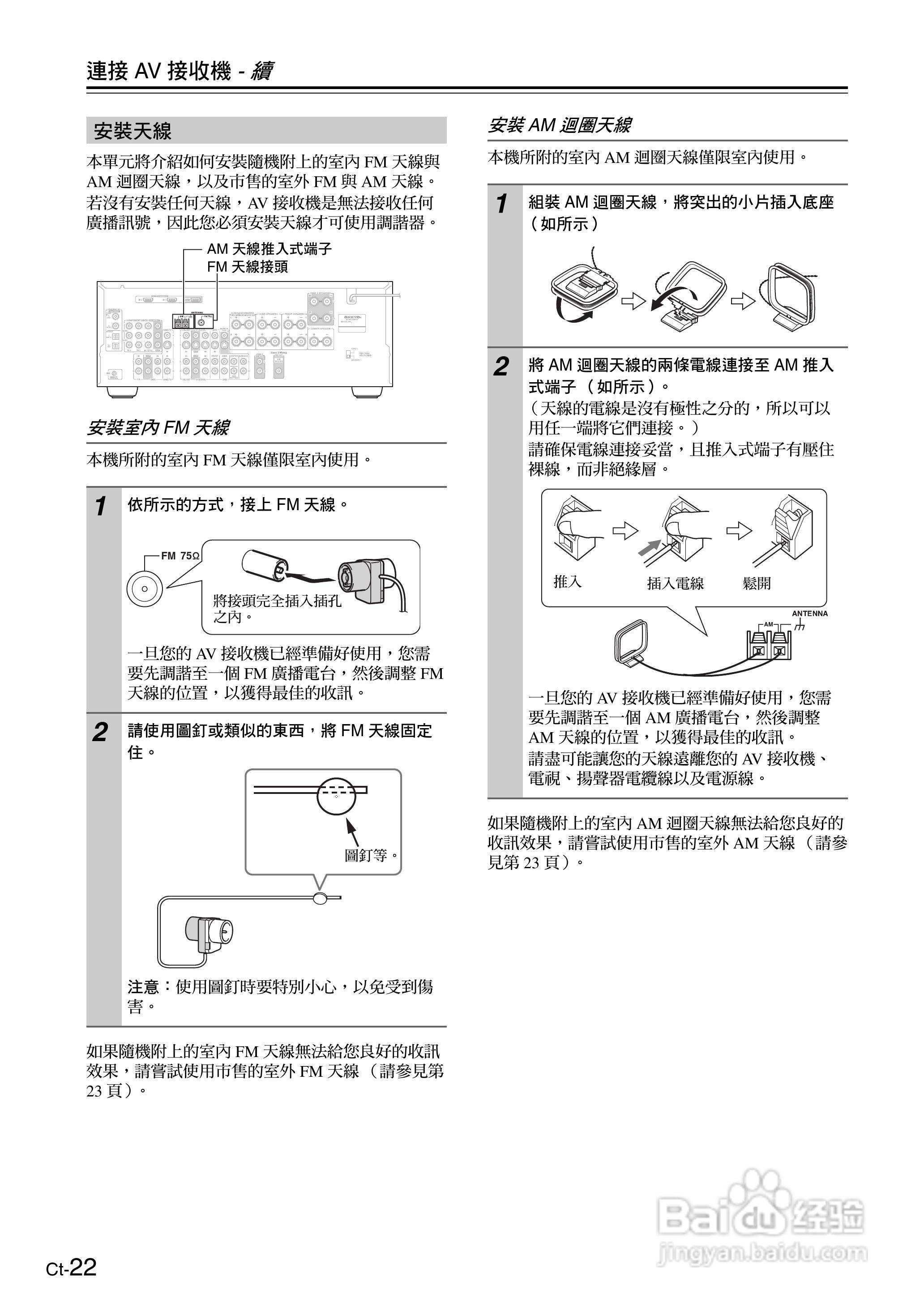 安桥TX-SR605型影音扩大机使用说明书:[3]