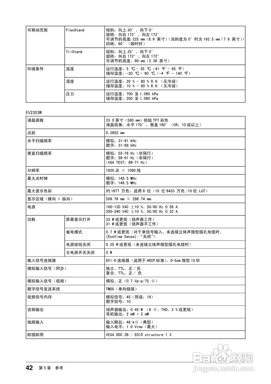 flexscan ev2203w彩色液晶显示器用户手册:[5]