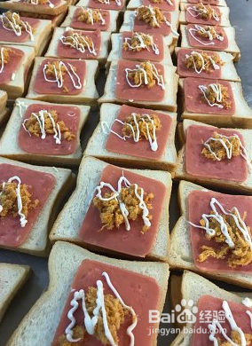 高颜值的美味黄金三明治