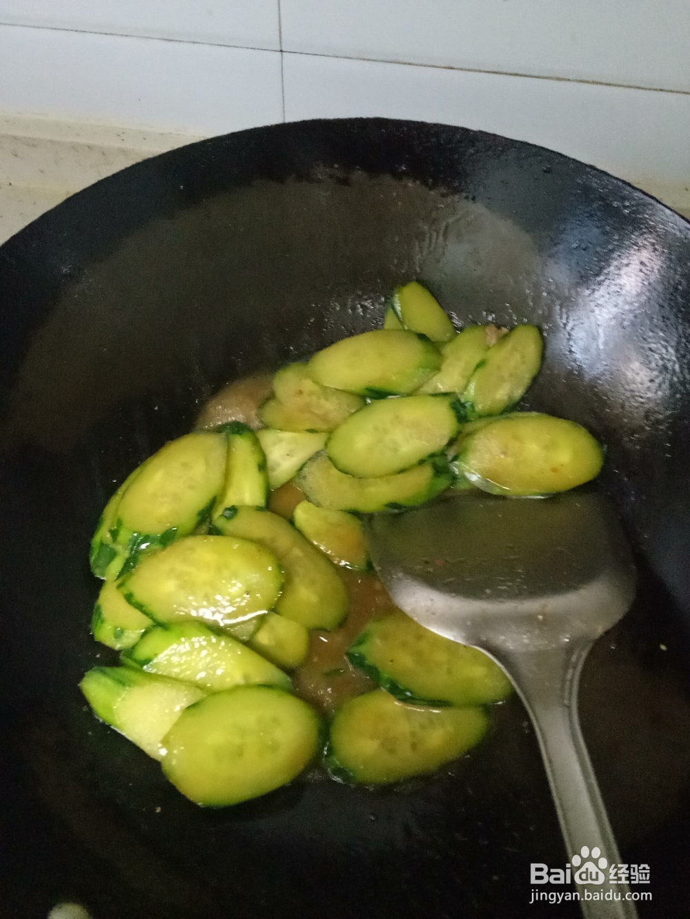 简单黄瓜炒肉片