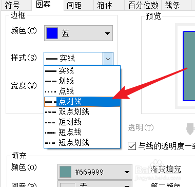 Origin如何更改箱图边框线条的样式?