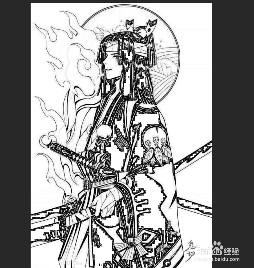 如何快速提取线稿