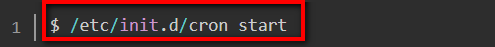 docker直接设置crontab配置文件