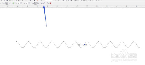 coreldraw怎么绘制波浪线?