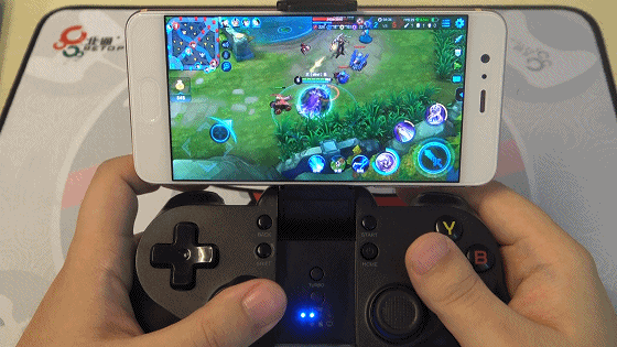 北通手游P1手游手柄《王者荣耀》刘邦技能演示