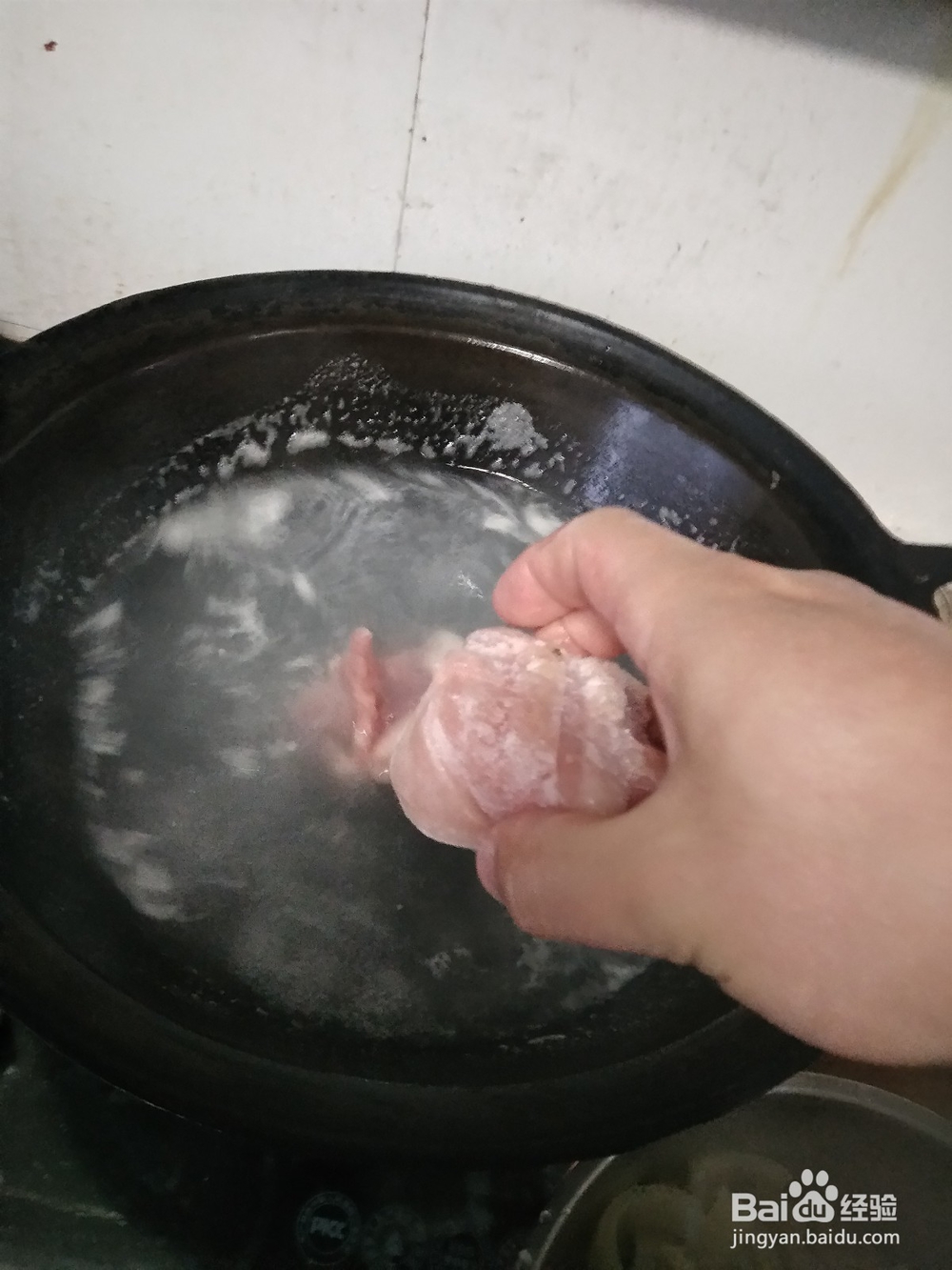 回锅肉切丁方式