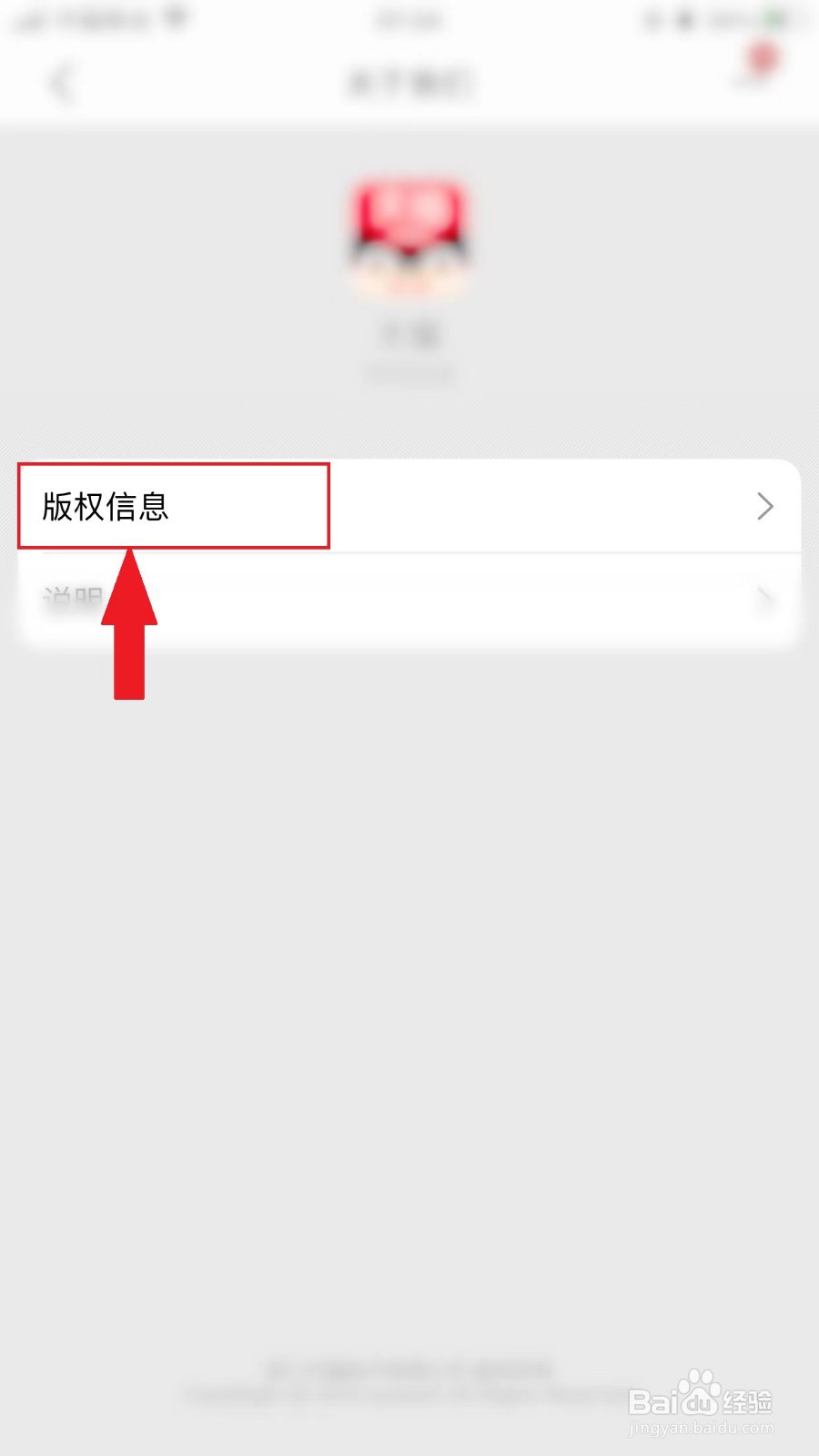 怎么查看版权信息