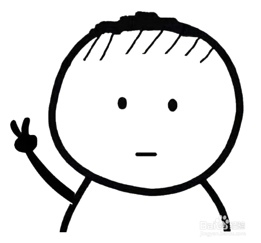 可爱萌娃简笔画