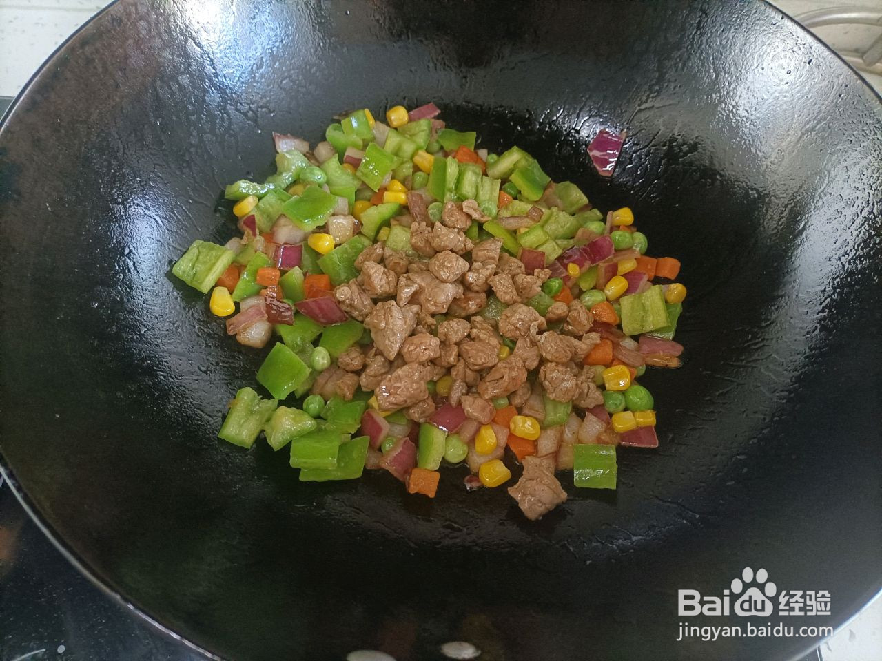 牛肉蔬菜焗饭的做法