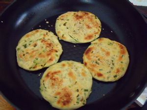 葱香油酥烧饼