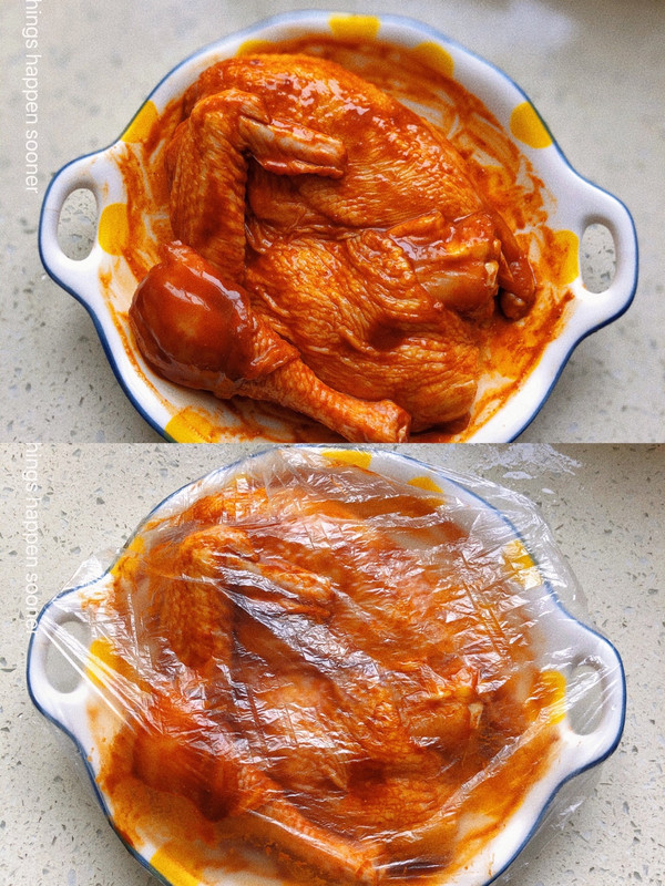 奥尔良风味烤鸡