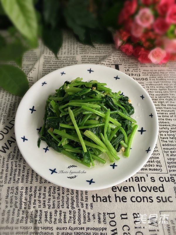 蒜蓉菠菜的做法