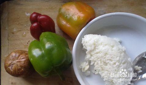 跟着做大家都喜欢的焗彩椒米饭