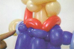 魔法气球造型系列之气球卡通公仔大力水手（下）