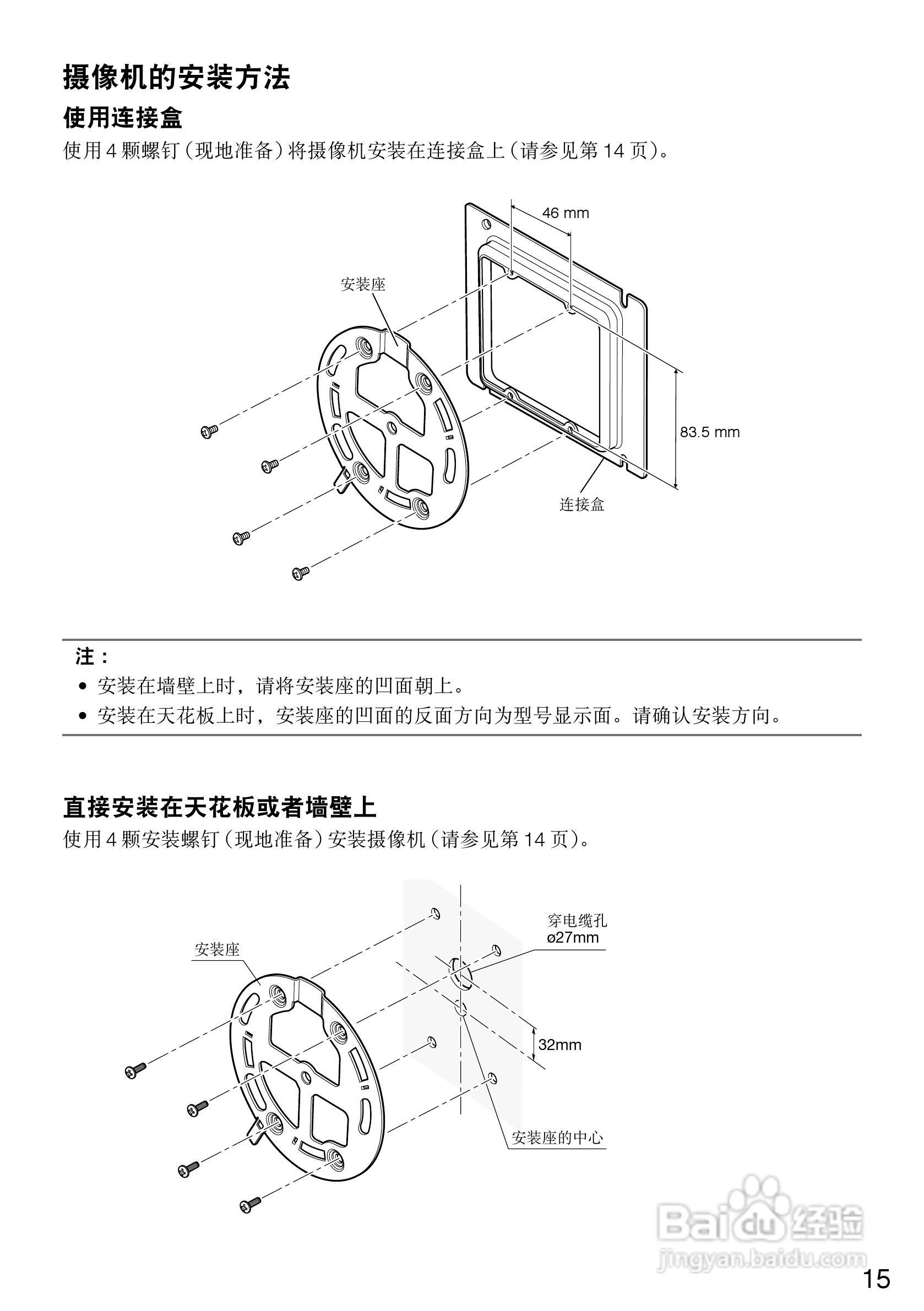 Panasonic WV-CF504CH彩色闭路监控摄像机使用说明书:[2]