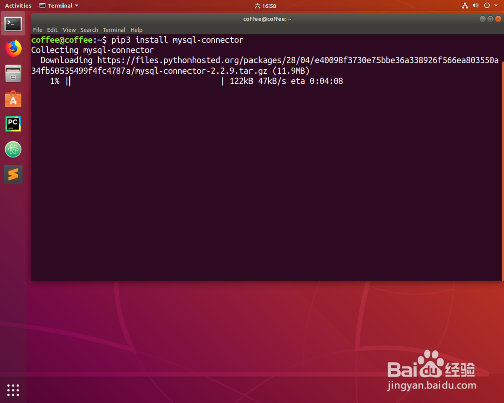 怎么用python连接mysql数据库