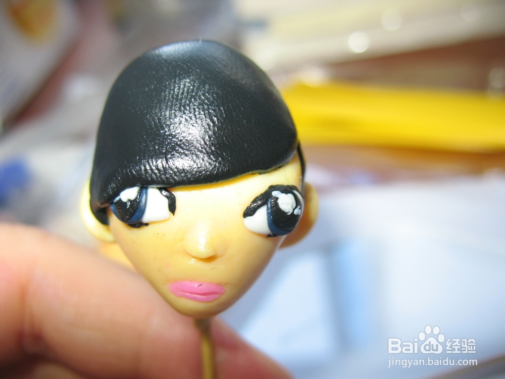 如何用软陶制作卡通头像