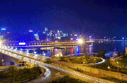 重庆“小香港”两江夜景游