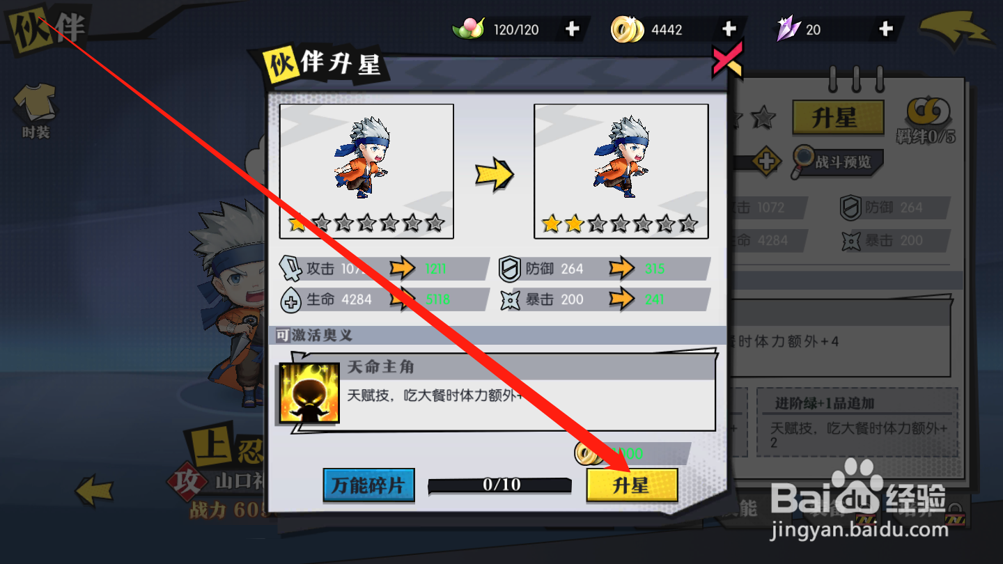 奔跑吧球球如何升星伙伴