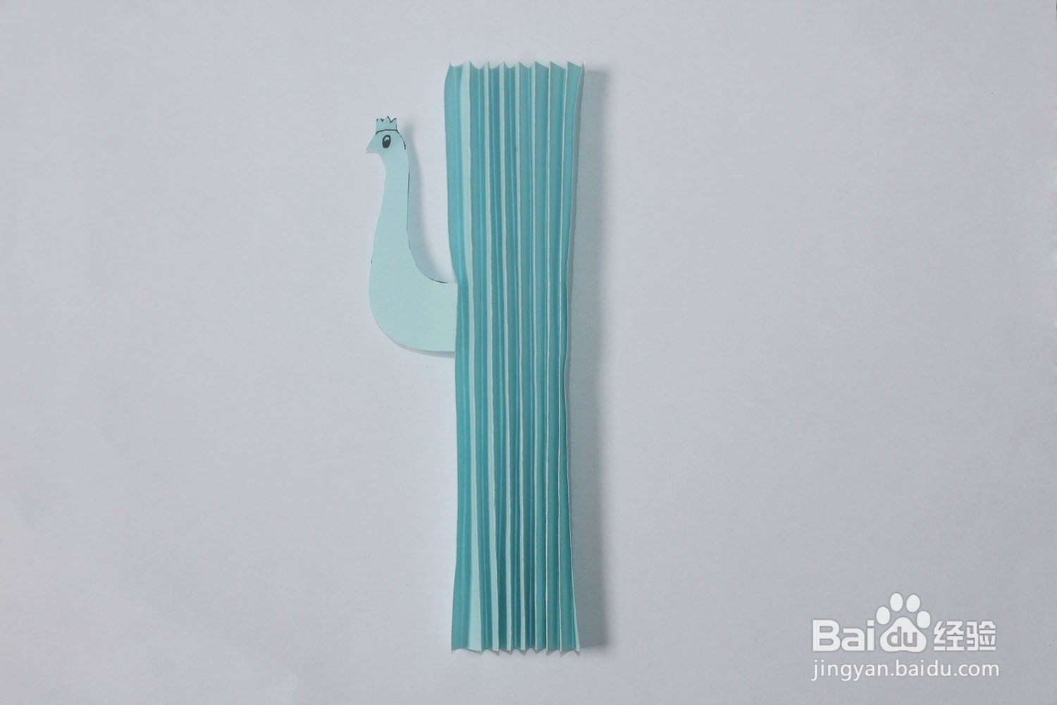 侧身的孔雀怎样折纸