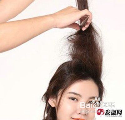 图解2款简单编发发型教程