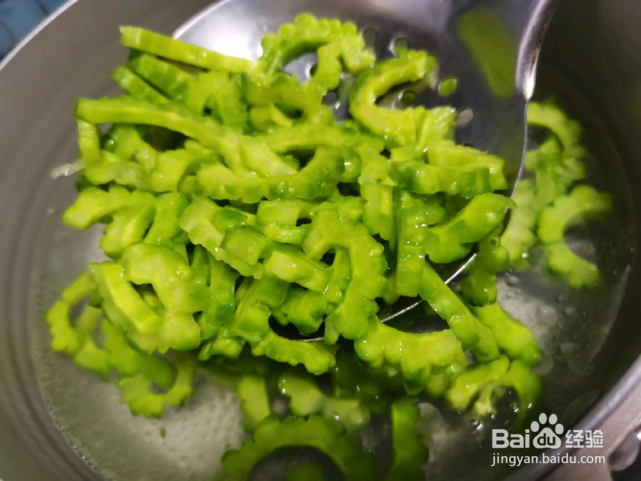 凉拌苦瓜的做法