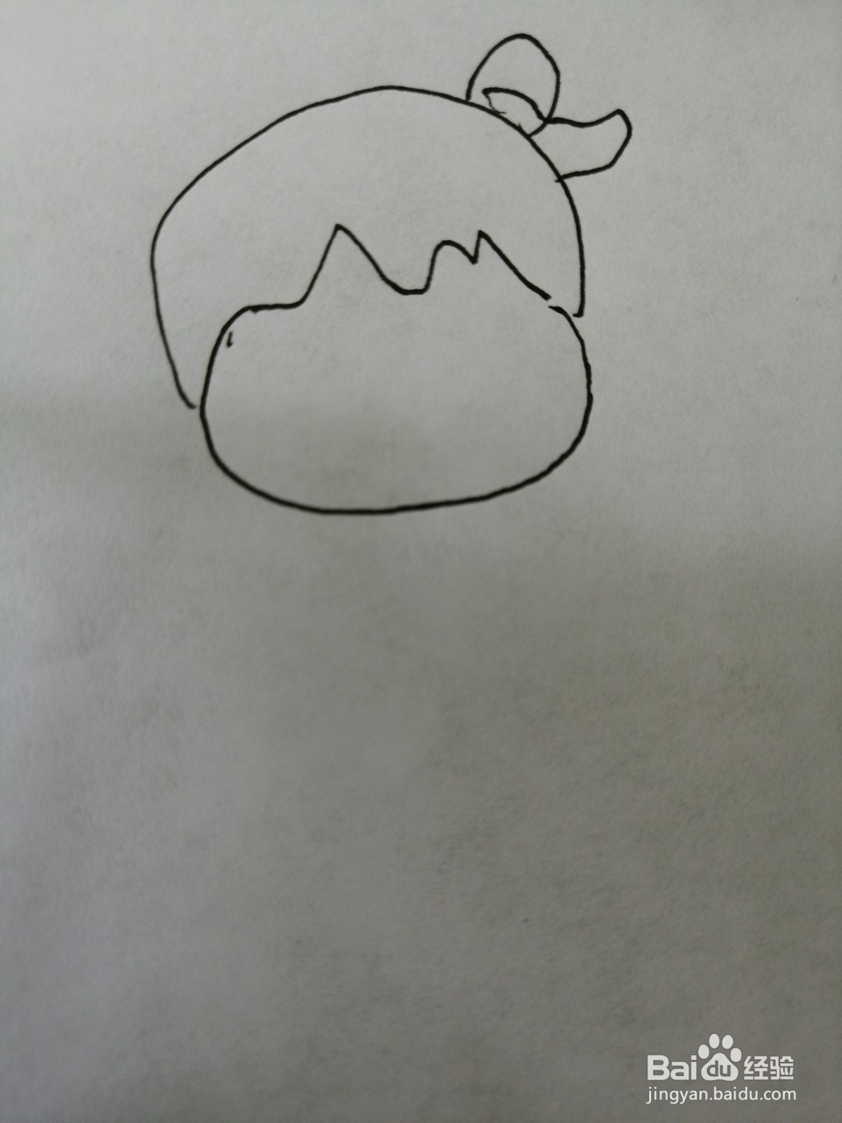 拿着棍子的小孩怎么画