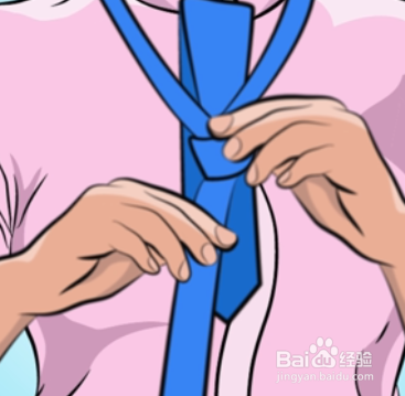 怎么如何打窄领带（四手结）？？