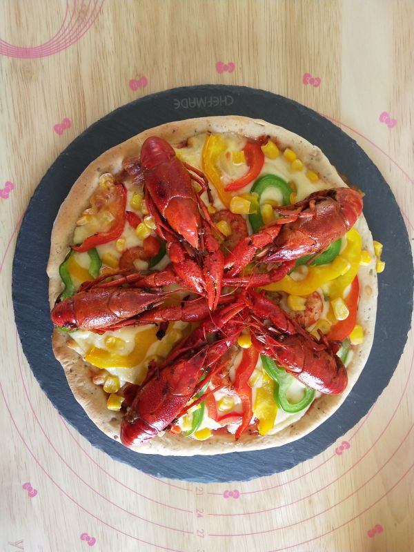 麻辣小龙虾披萨