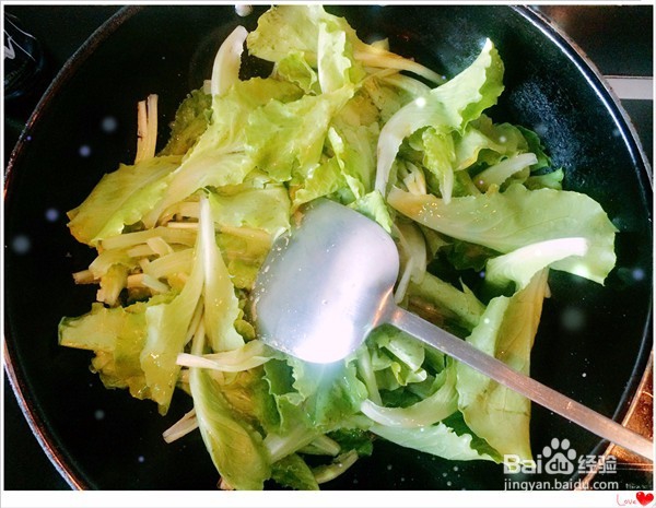 家常菜之蒜炒油麦菜