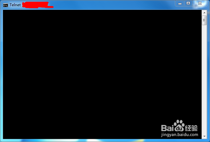 telnet 测试端口号