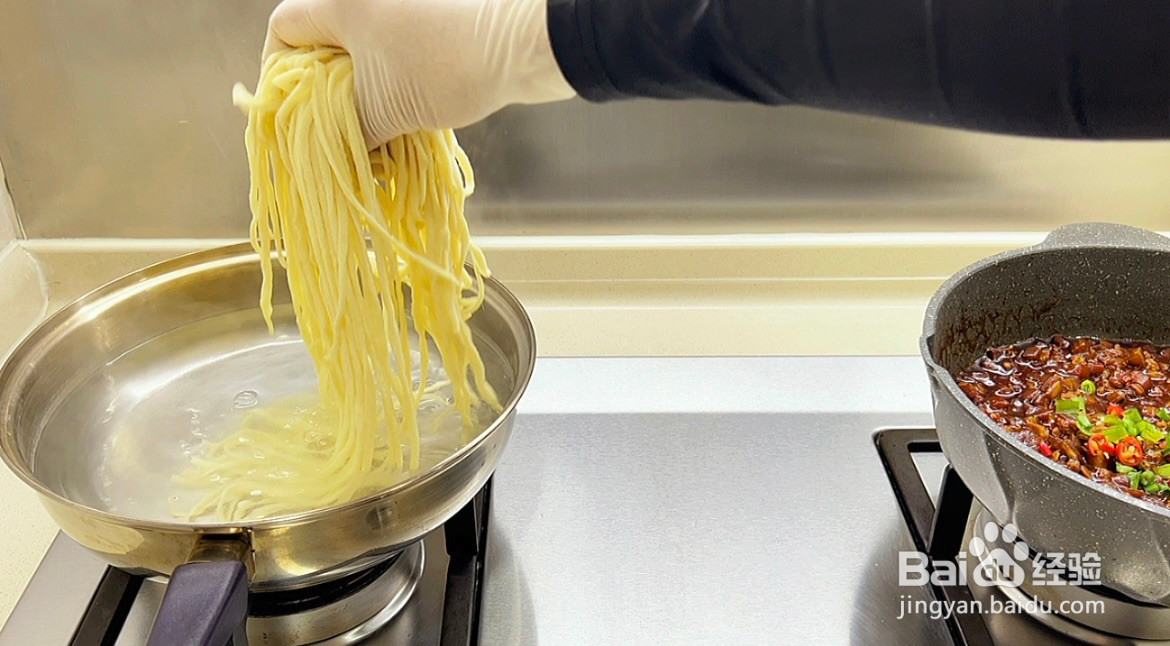 茄子打卤面的做法