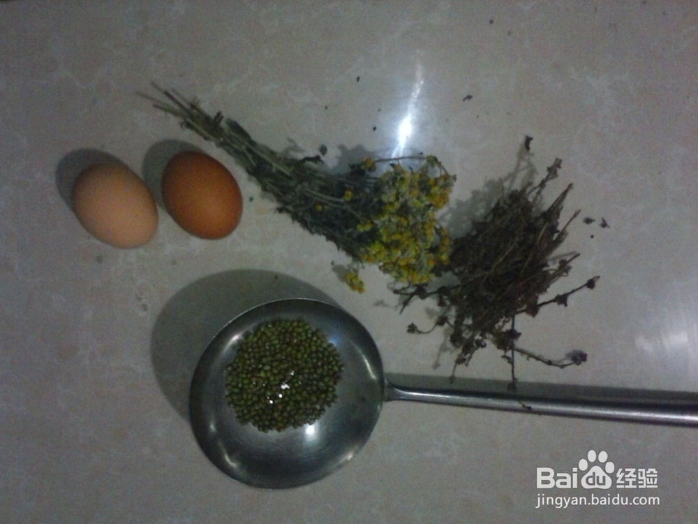 验方治小儿咳嗽良方---野菊花荆芥炒鸡蛋