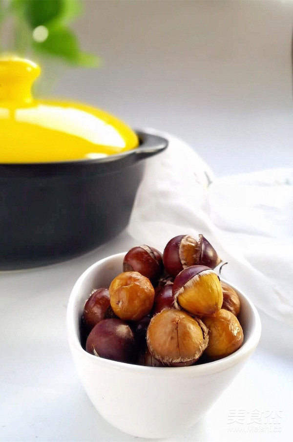 砂锅烤栗子的做法