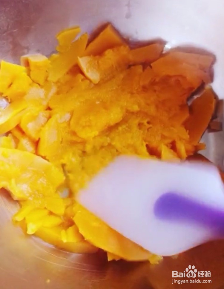 南瓜发糕这样做,色香味俱全哦!